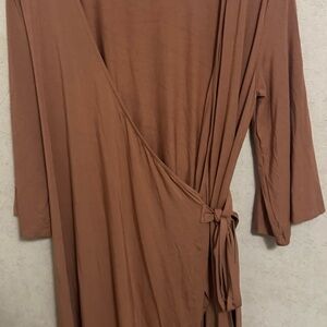 Caden Lane Warm Brown Wrap Robe